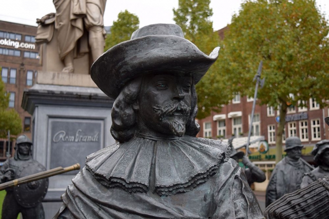 Night Watch sculptures, Rembrandtplein